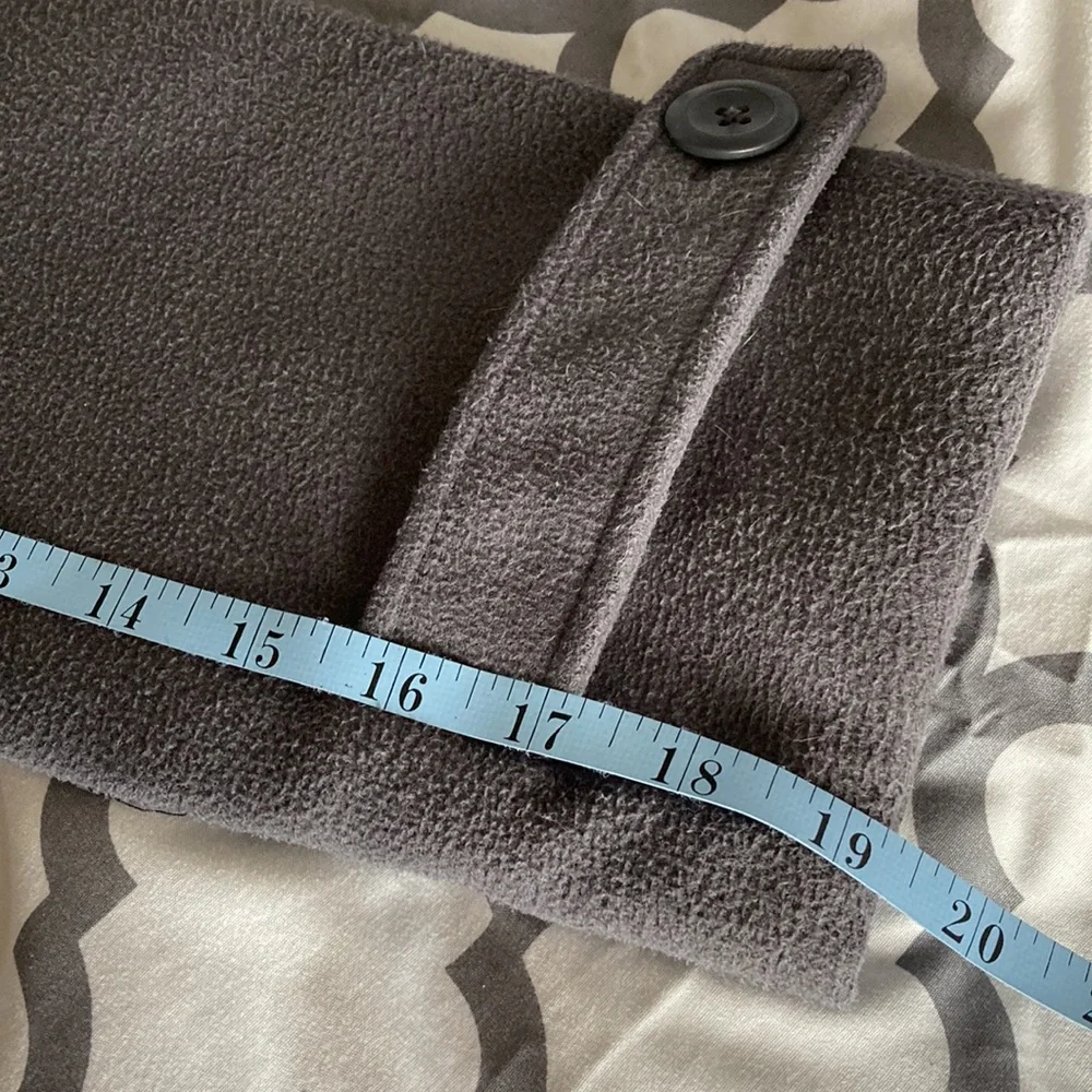 Forever 21 Gray Pea Coat Size Large - Picture 12 of 12